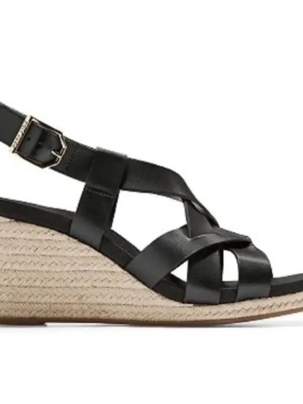 Cole Haan Crystal Leather Wedge Sandals New Size 11